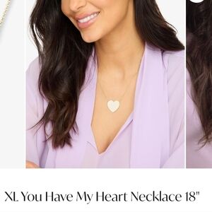 Melinda MARIA Gold HeartBEAT  Pendant Necklace NWT No Offer